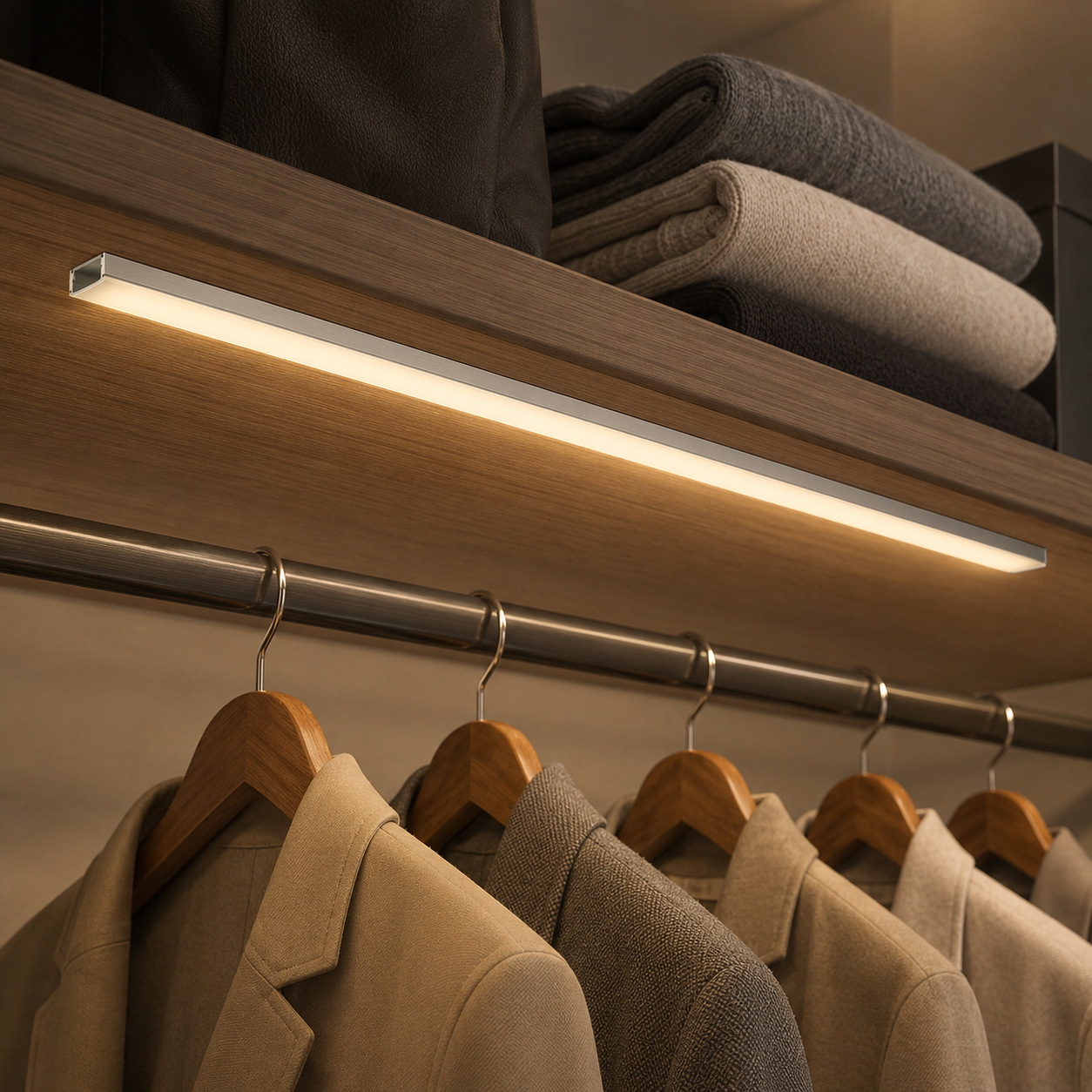 Surface Mounted Aluminium LED Strip Profile with Opal Diffuser – 2M Lengths | 2M–100M Kits