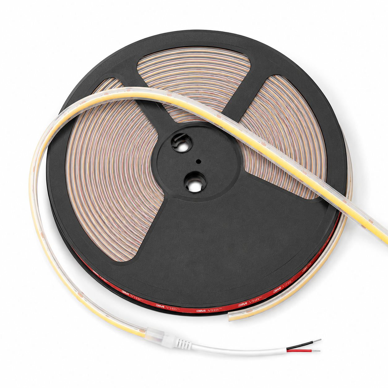 24V COB LED Strip Light Cold White 6500K – IP68 Waterproof Dotless Super Bright Self-Adhesive LED Tape, 1m–100m