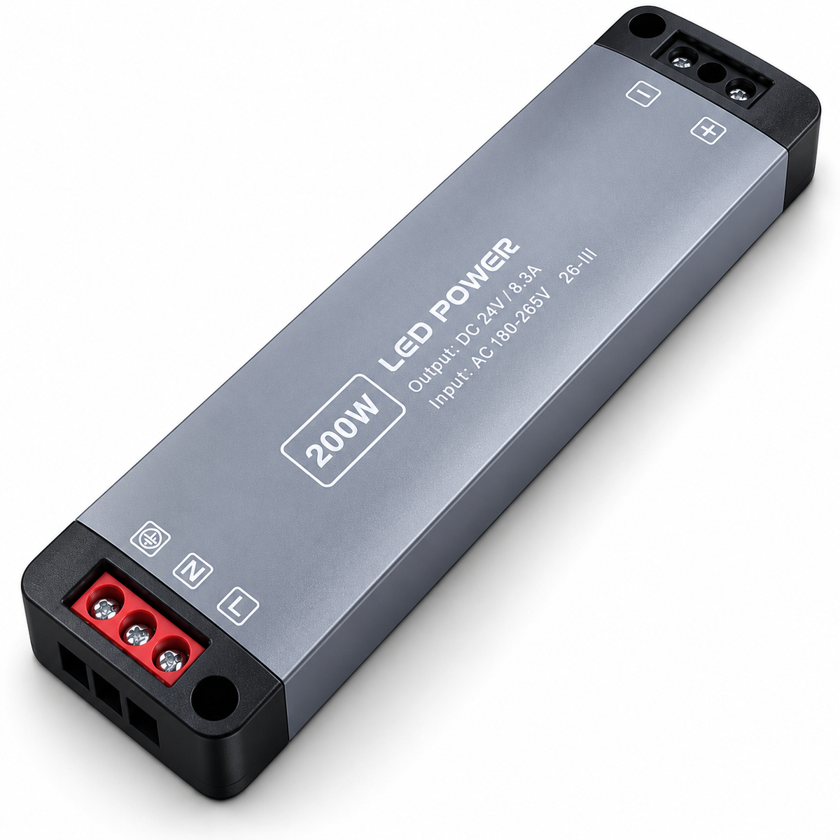 200W 24V LED Driver Power Supply – New Generation Ultra Slim LED Transformer