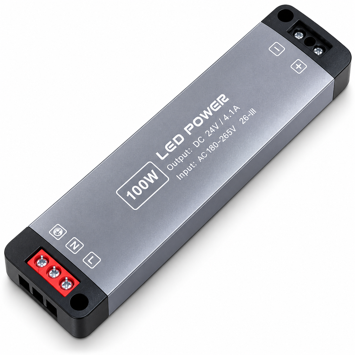 100W 24V LED Driver Power Supply – Ultra Slim 4.1A Transformer for LED Strip Lights