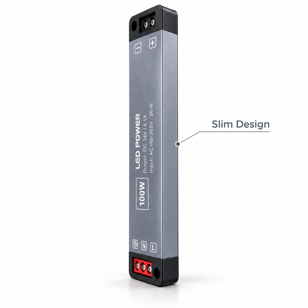 Extra Led Strip 100W 24V LED Driver Power Supply | Ultra Slim LED Transformer