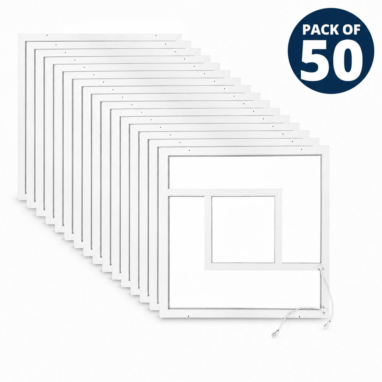 Maze Design 600x600 LED Panel Light 60W 6500K Cool White | 595x595 LED Ceiling Panel