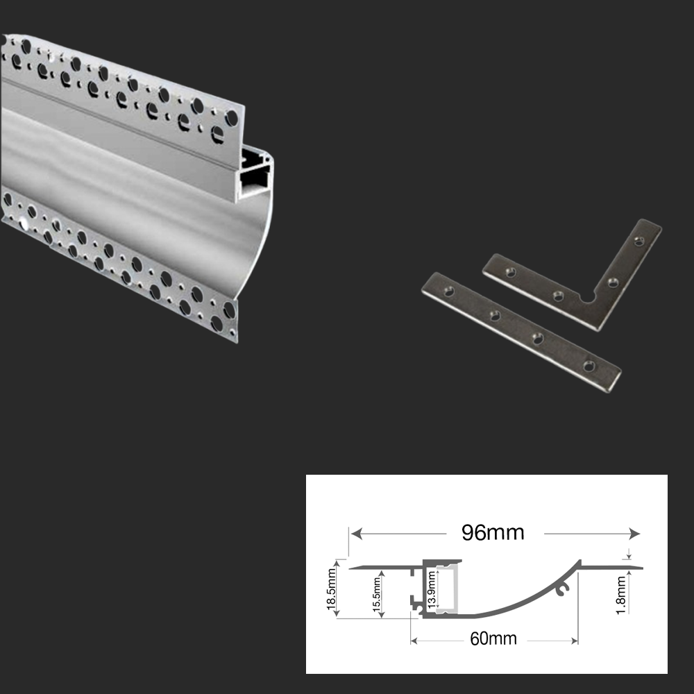 Premium Aluminium LED Profiles - Different Mounting Styles and Sizes