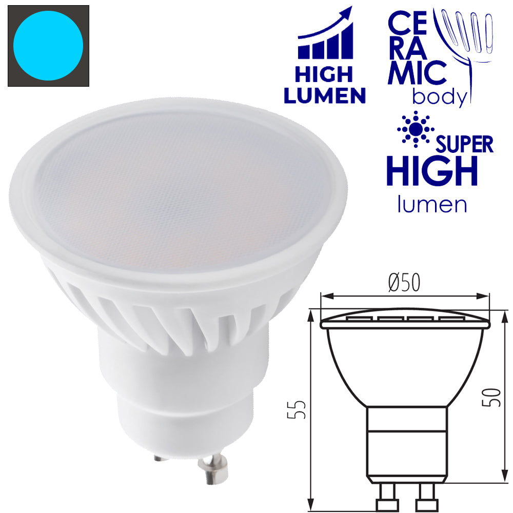 Kanlux TEDI MAXX 9W GU10 LED Light Bulb - Ceramic Body - High Lumen - Energy Efficient