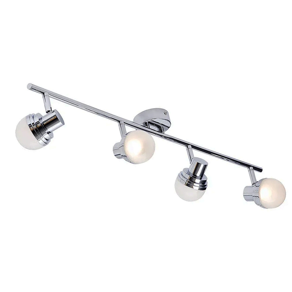 FORUM Milan Deco 4LT Ceiling Mounted Spotlight Bar chrome IP44