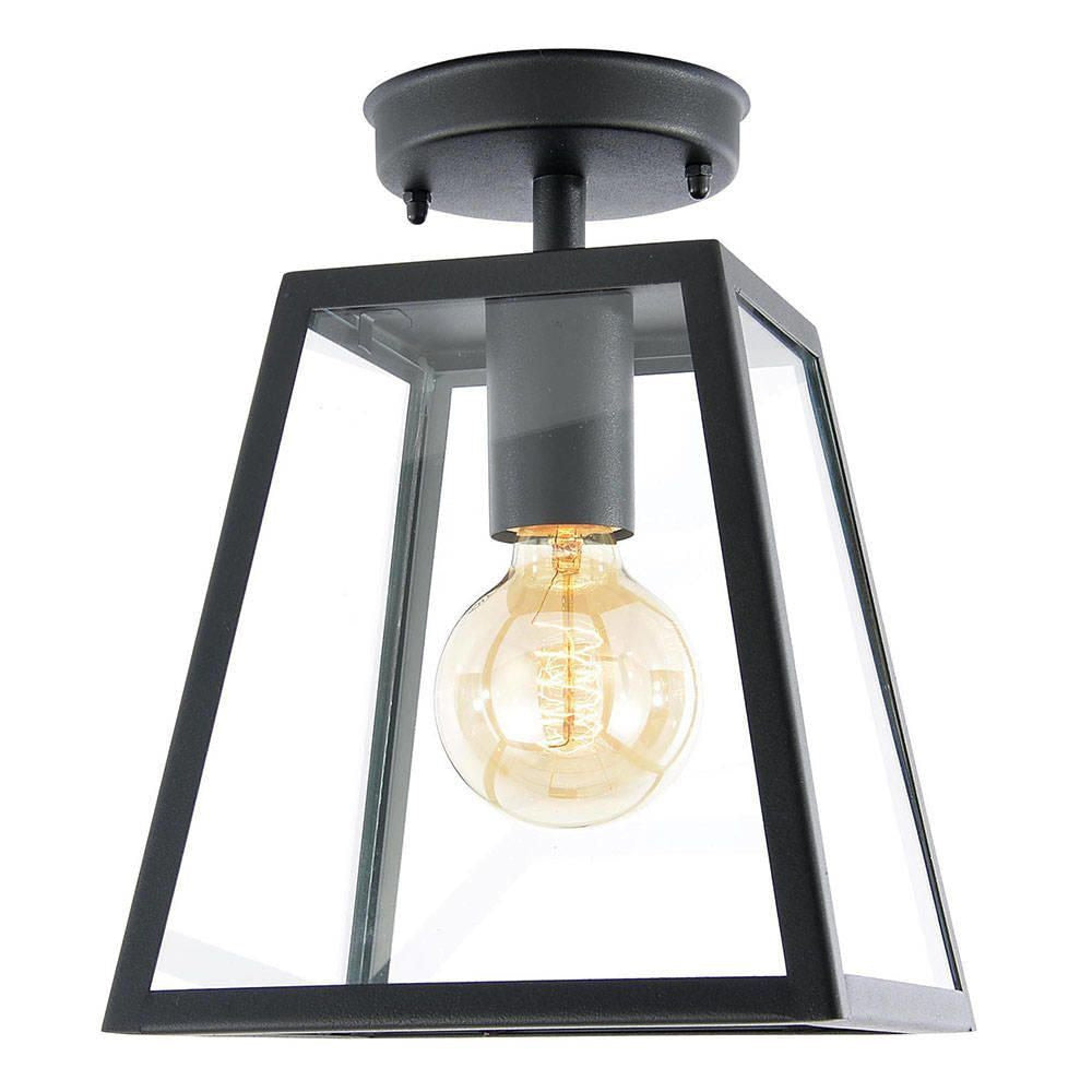 FORUM ATLAS Tapered Square Glass Ceiling Mounted Light IP20