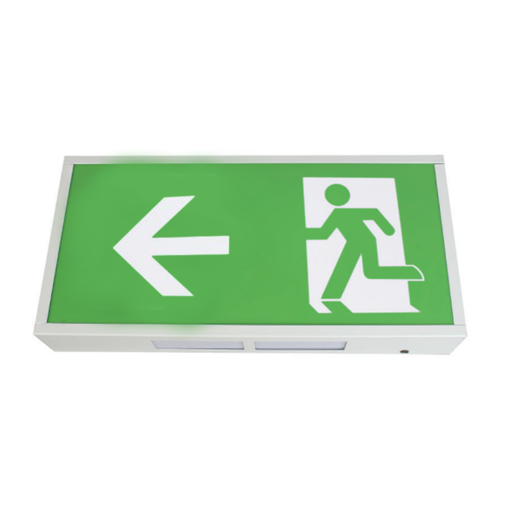 LED Emergency Lighting Exit Sign Bulkhead Maintained Non-Maintained Twinspot