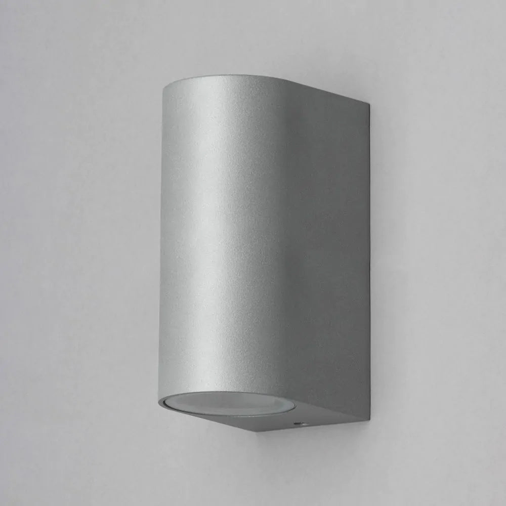 FORUM ANTAR 2LT Up/Down Wall Mounted Light Silver GU10-IP44