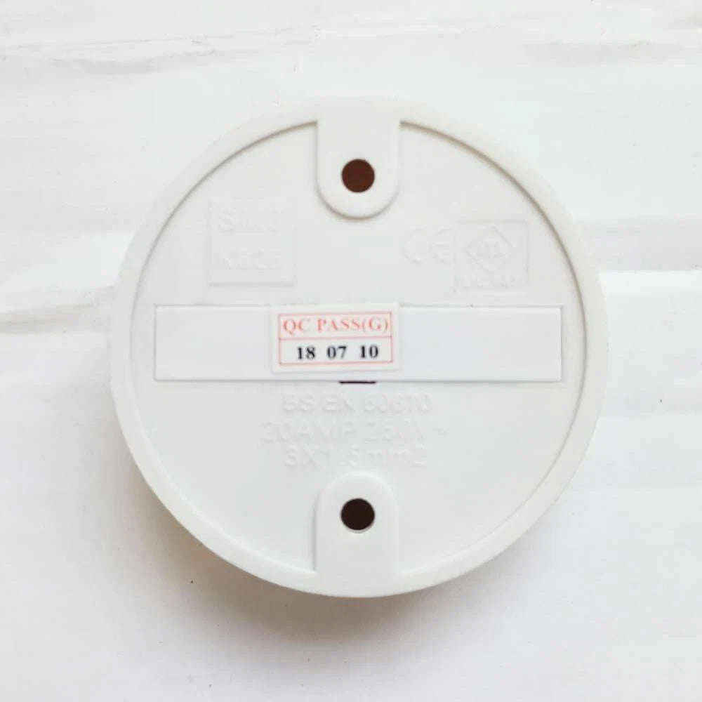 20A Amp Terminal Junction Box Electrical Wiring Cable Connector Plastic Round