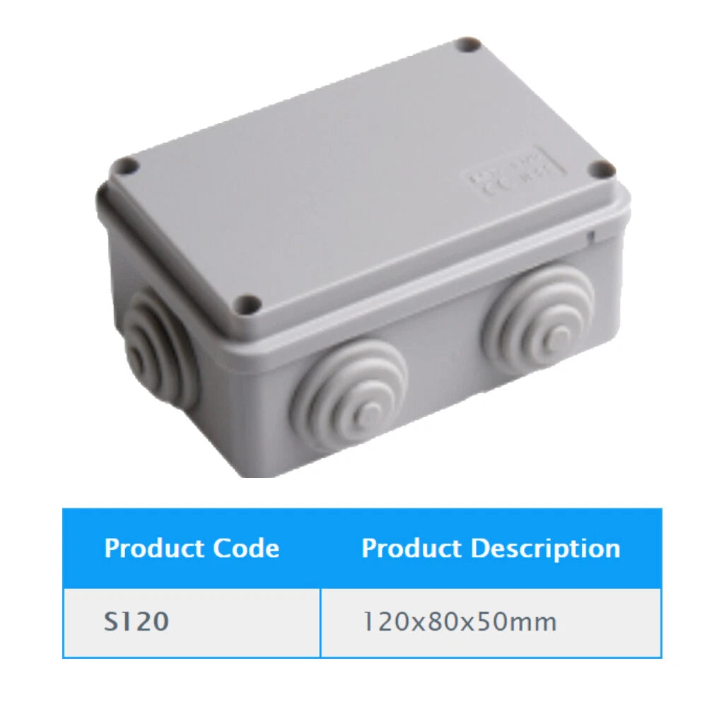 Electrical Junction Box IP55 Terminal Box External CCTV Cable Enclosure Outdoor