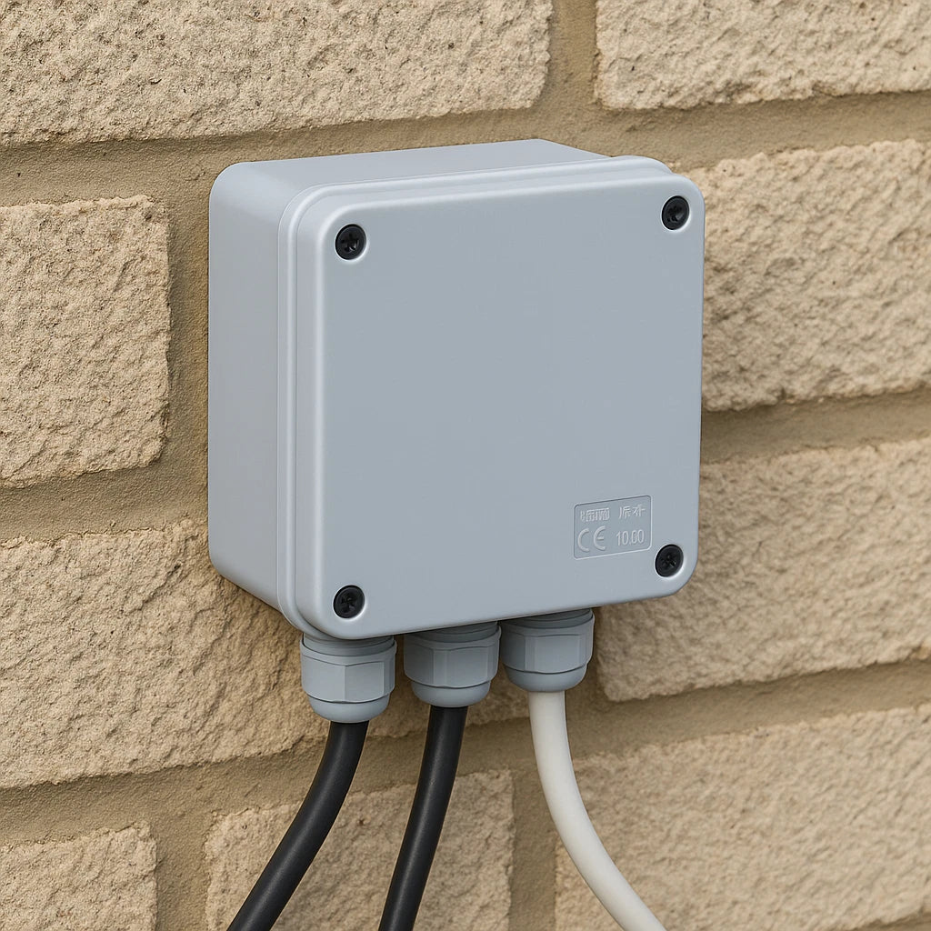 IP56 Waterproof Electrical Junction Box 100x100x50mm Outdoor Cable Enclosure