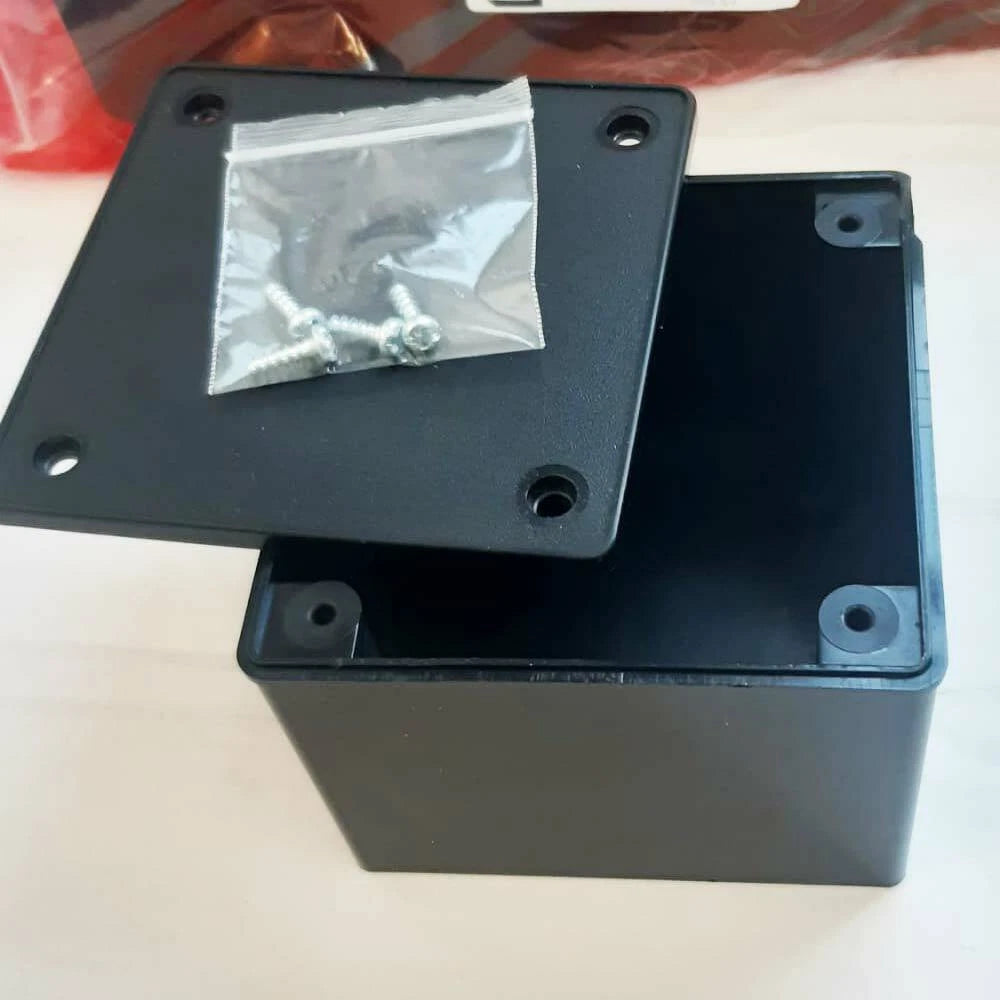 MK MAB4 Black Egatube Adaptable Junction Box Enclosure Black 100 x 100 x 75 mm