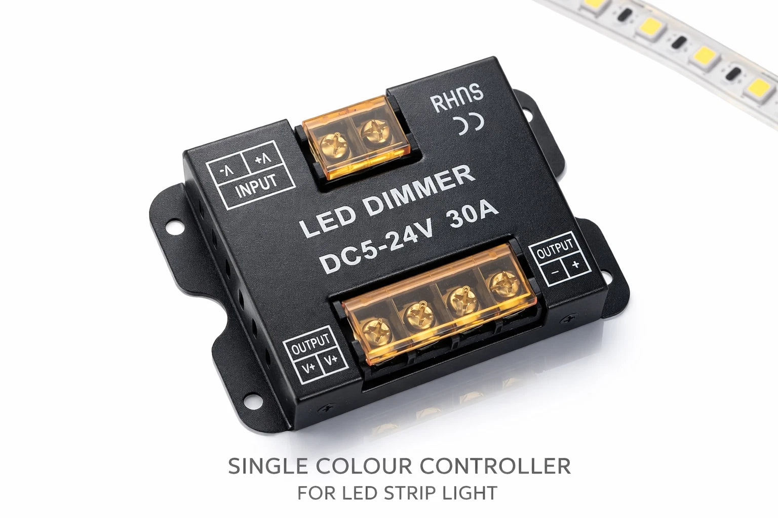 Wireless Touch Wall Dimmer Switch DC5-24V 30A PWM Controller Single Colour LED