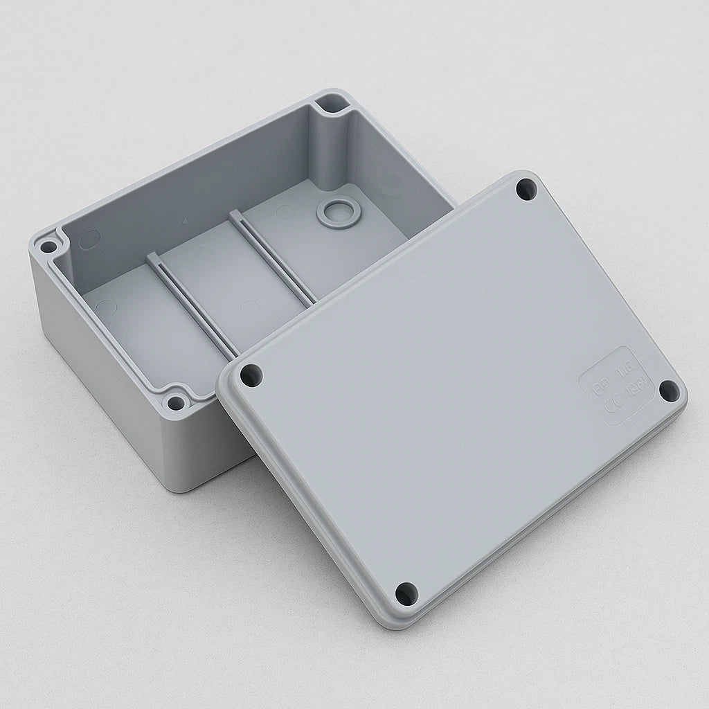 IP56 Weatherproof Junction Box 150x110x70mm Plain Sides Outdoor Enclosure