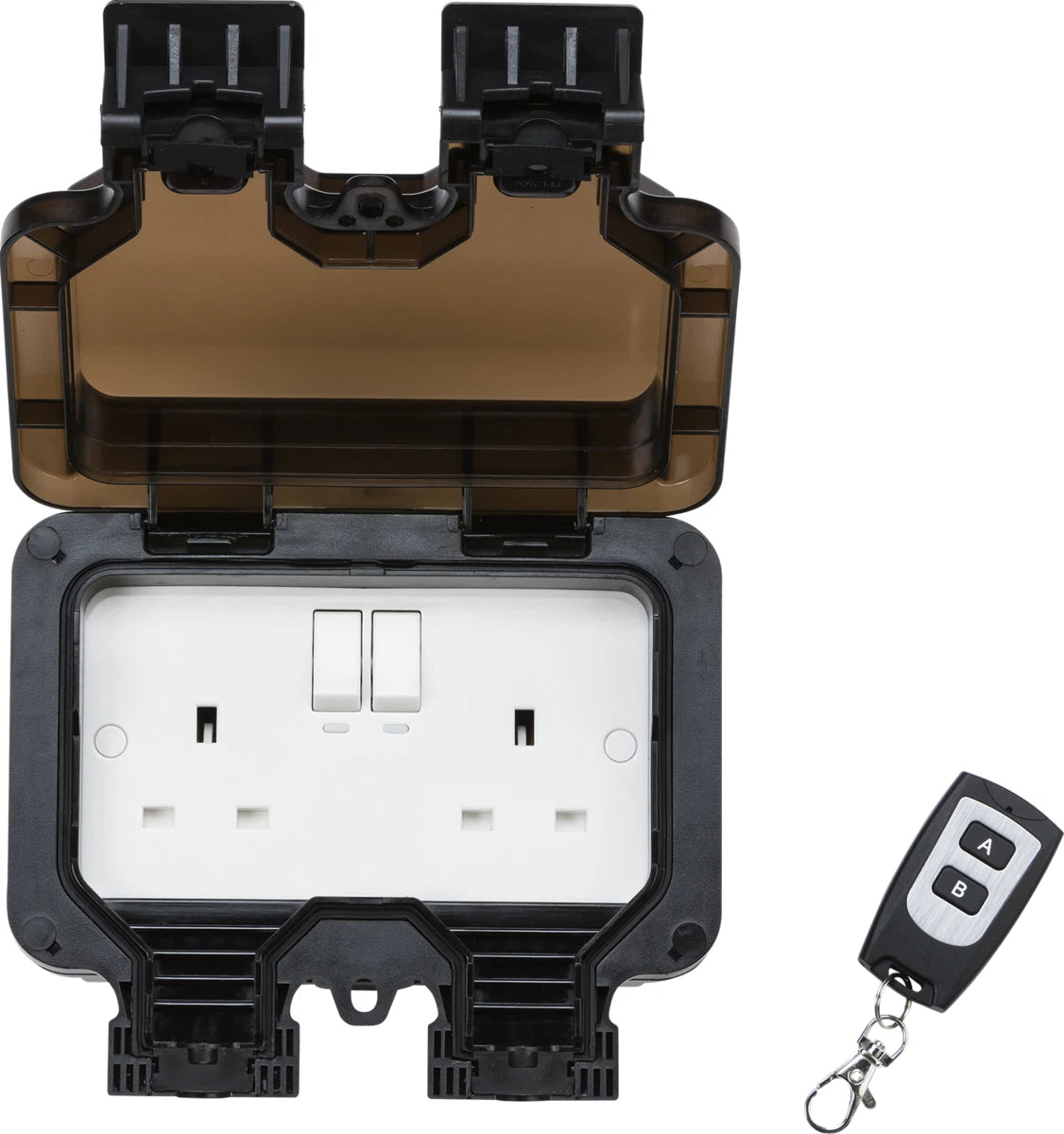 IP66 Weatherproof Outdoor 2G DP Switched Socket Single Double Fused Spur Outside