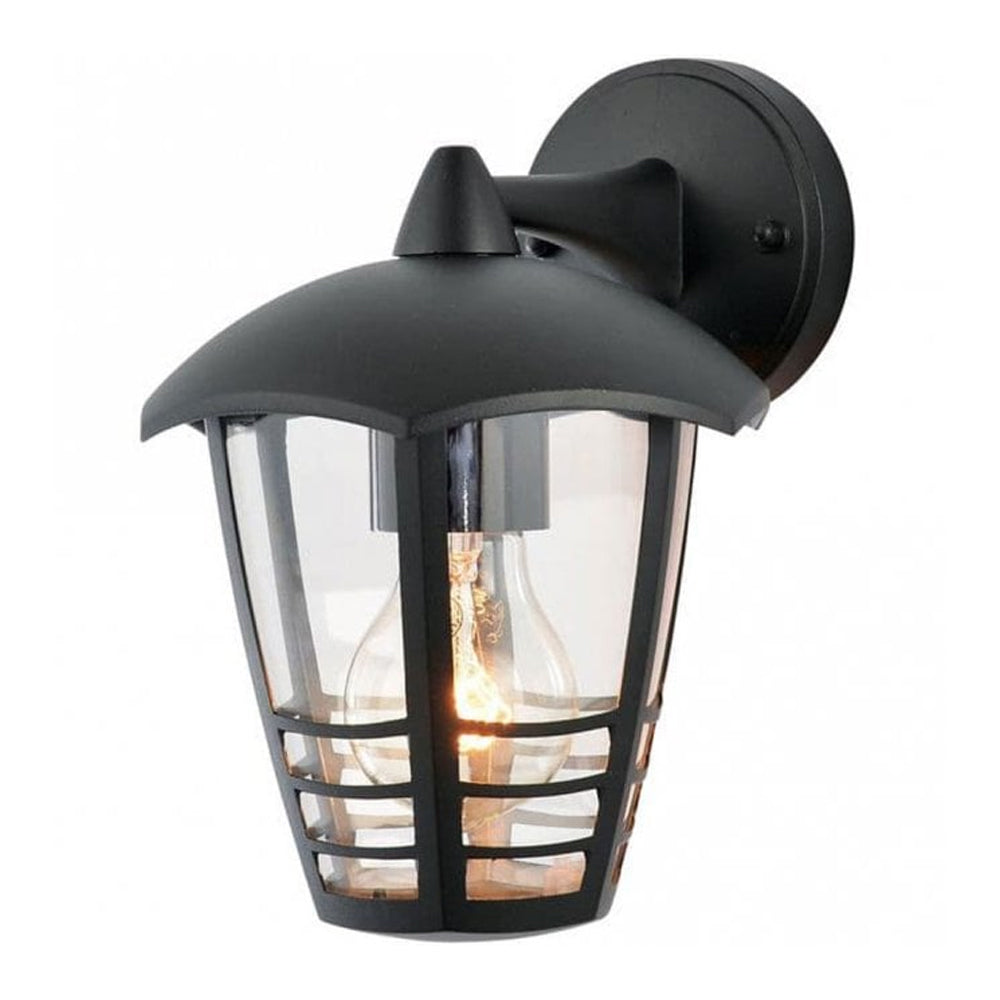 FORUM Perdita Wall Mounted 6-sided Black Lantern Light  G9-IP44