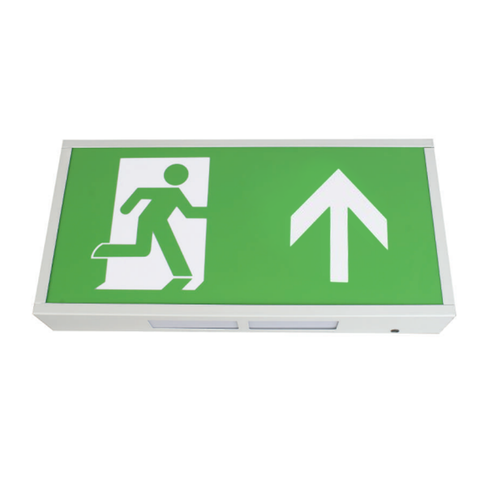 LED Emergency Lighting Exit Sign Bulkhead Maintained Non-Maintained Twinspot