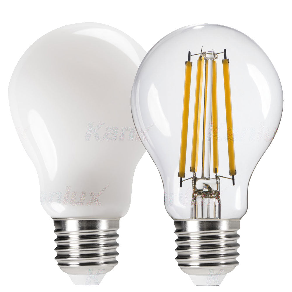 Kanlux XLED A60 10W E27 GLS LED Filament Light Bulb