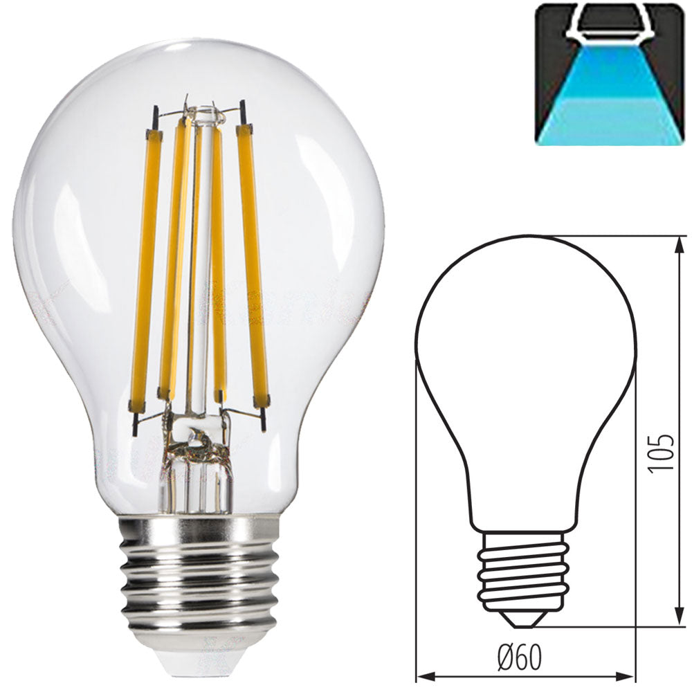 Kanlux XLED A60 E27 7W Filament LED Traditional Light Bulb Lamp