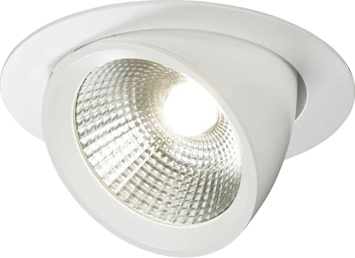 Knightsbridge 230V Round LED Recessed Adjustable Downlight
