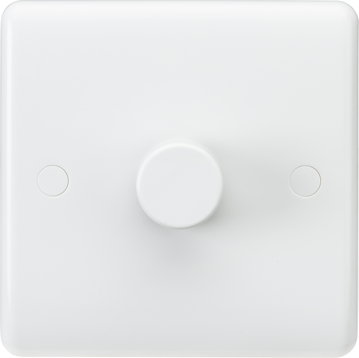Knightsbridge Curved Edge 3-100W LED Dimmer Switch Push On Off