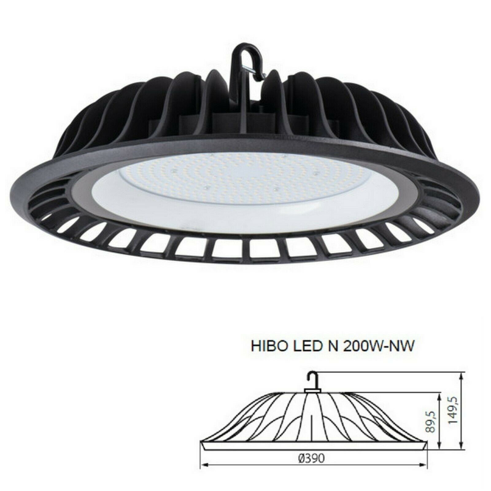 Kanlux HIBO LED Hibay High Low Hi Bay UFO IP65 Warehouse Light Bright Lumen