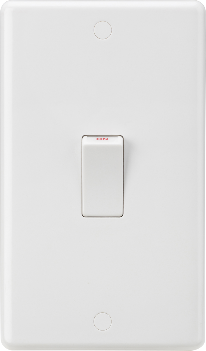 Knightsbridge Curved Edge 45A DP Large Tall Cooker Switch
