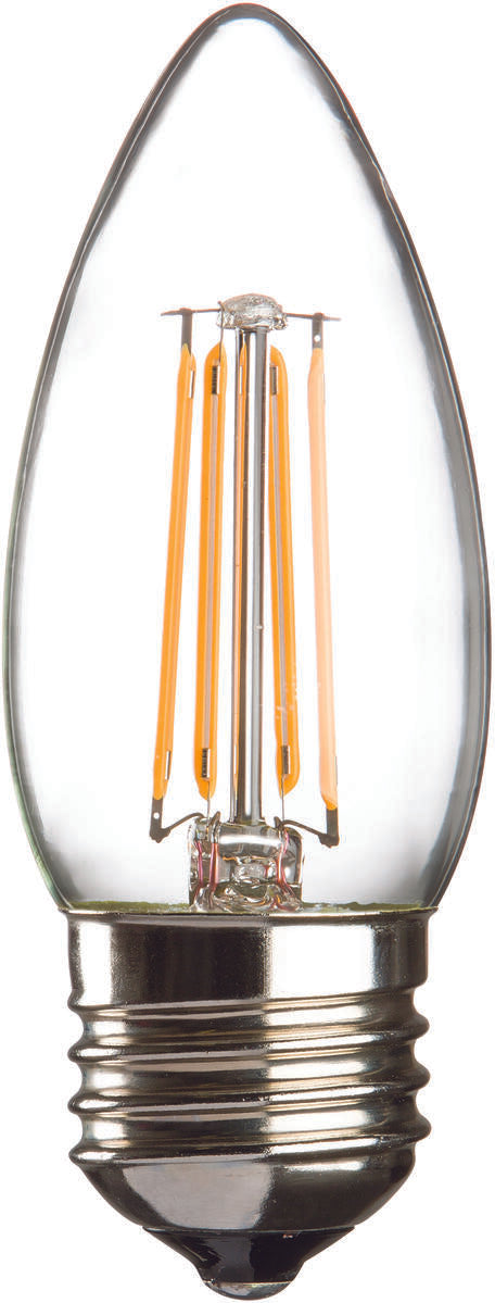 Knightsbridge 230V 4W LED Candle Filament Lamp 2700K Dimmable