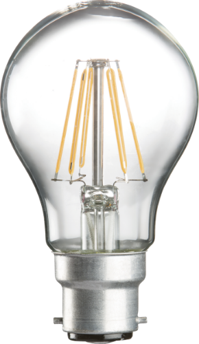 Knightsbridge 230V 8W LED Clear GLS Filament Lamp 2700K Dimmable