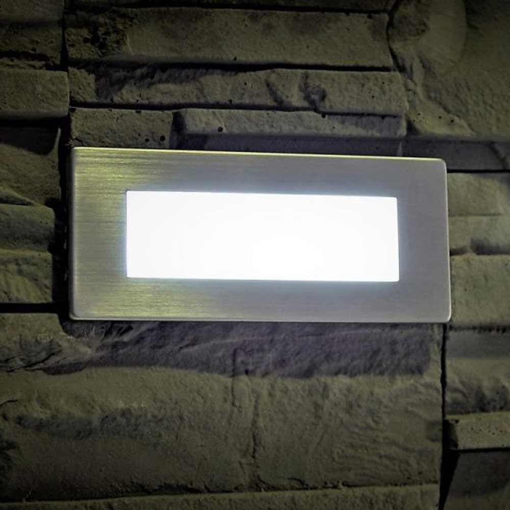 Kanlux TAXI LED IP54 Modern Outdoor Garden Recessed Wall Brick Light