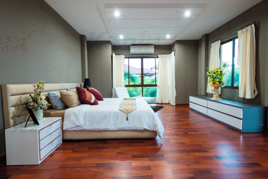 Kanlux MORTA Glass Ceiling Light Fitting GU10 LED Octagon Modern Design Bedroom Dining Room