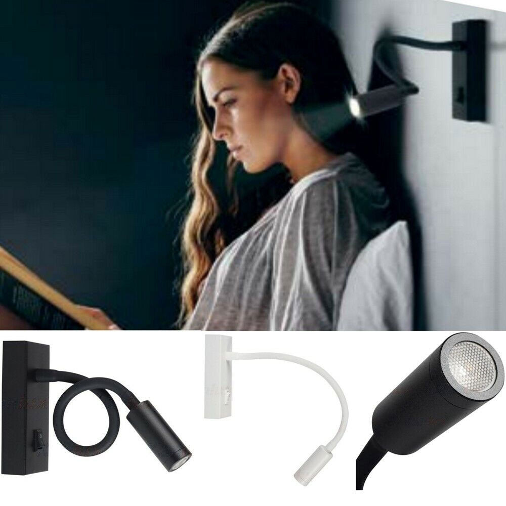 Kanlux TONIL Wall Bed Mounted Reading Light Flexible Neck LED Sconce Lamp High Quality Bend