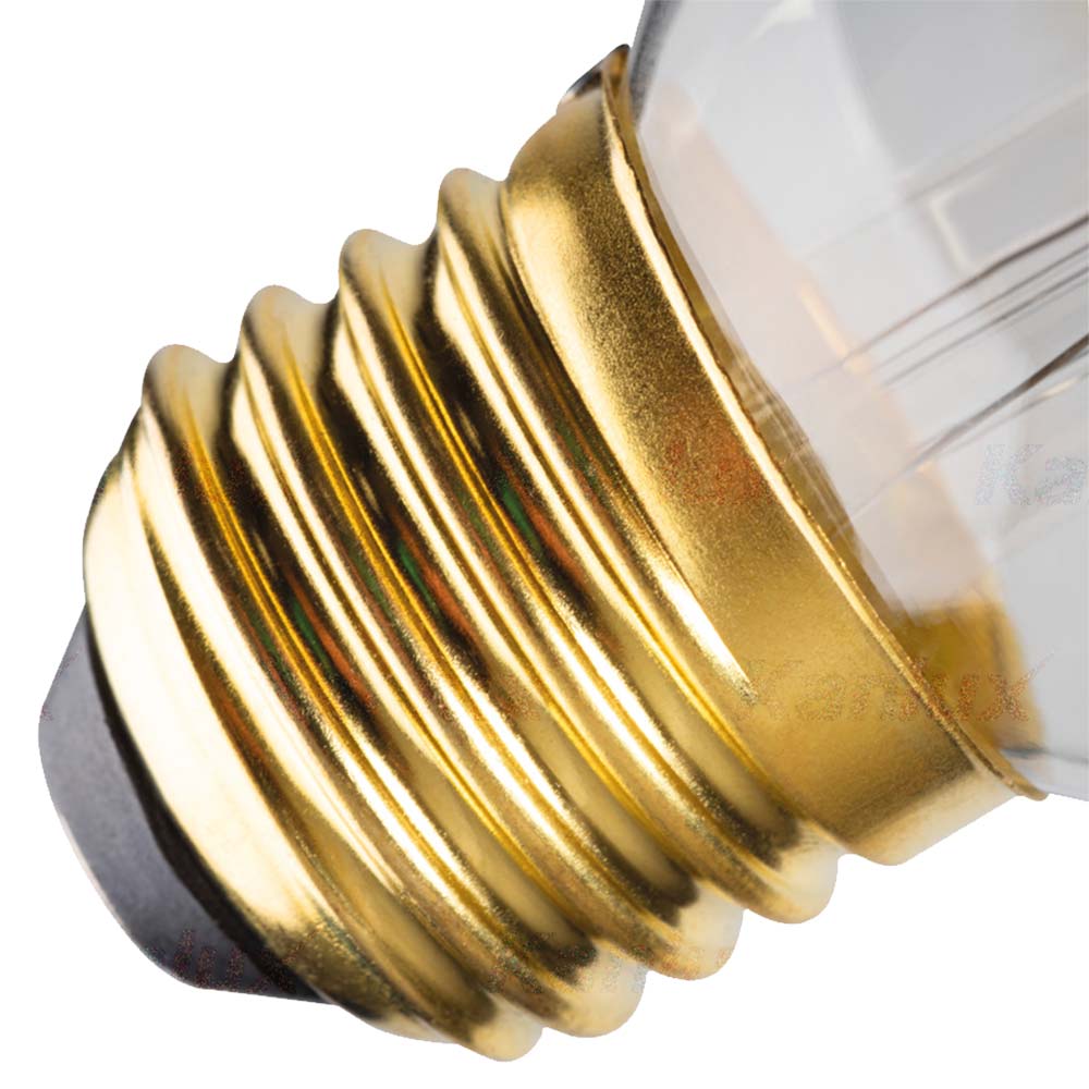 Kanlux XLED G125 7W E27 Vintage Antique Style Spiral Filament Transparent LED Light Bulb