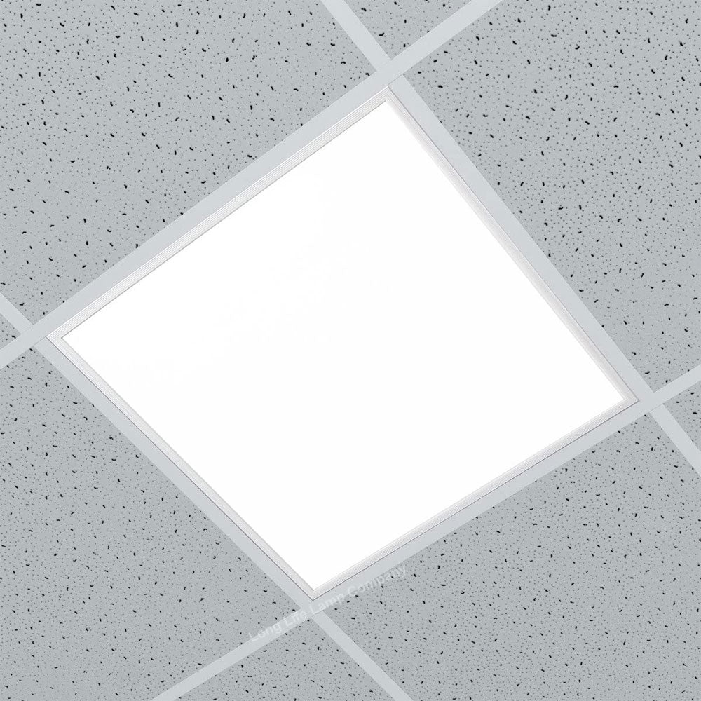 600x600 LED Panel 48W Daylight White Recessed Ceiling Light Close-Up