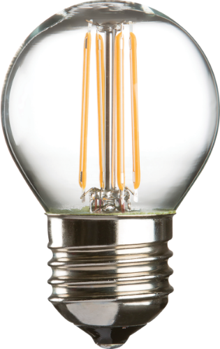 Knightsbridge 230V 4W LED Clear Golf Ball Filament Lamp 2700K Dimmable