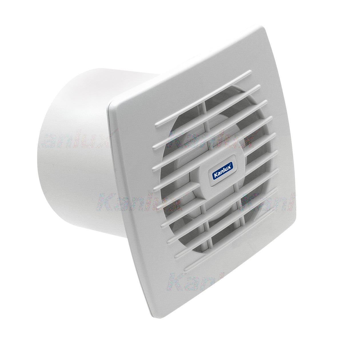 Kanlux CYKLON 4" Inch 100mm Kitchen Bathroom Wall Extractor Fan IPX4 Pull Cord Humidity Timer