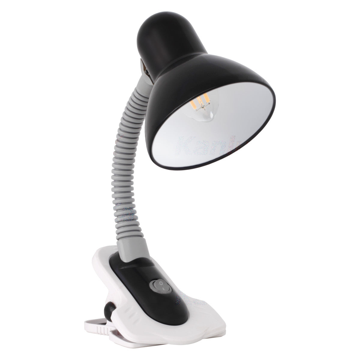 Kanlux SUZI Desk Study Adjustable E27 LED Switch Reading Table Clip Clamp Lamp Light