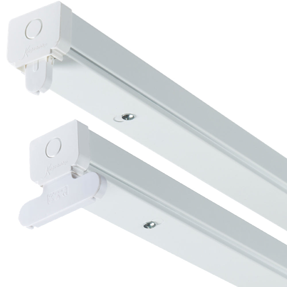 Knightsbridge 230V T8 Single LED-Ready Batten Fitting (without a ballast or driver)