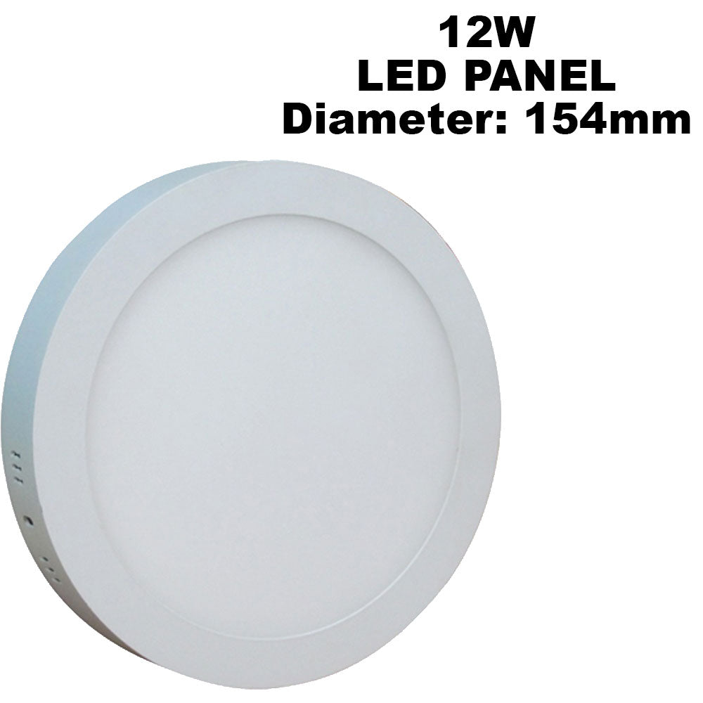 LED Ceiling Surface Round Panel Down Light Bathroom Kitchen Living Room Bright
