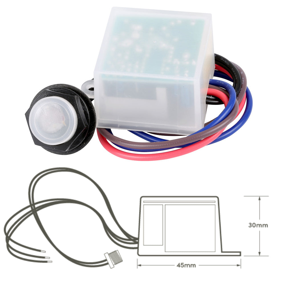 Hispec Internal Remote Photocell Miniature Sensor Kit Light Switch IP5