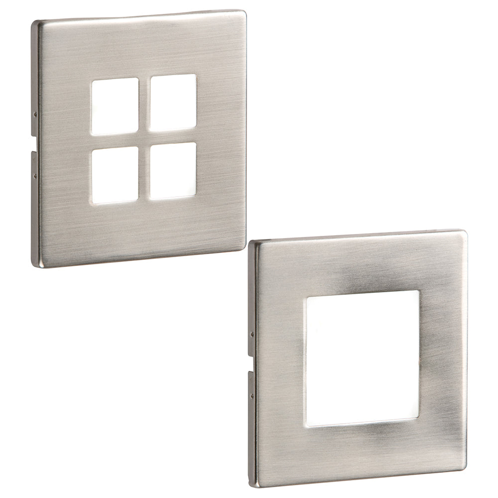 Knightsbridge 230V IP20 1W Stainless Steel Recessed LED Wall Light