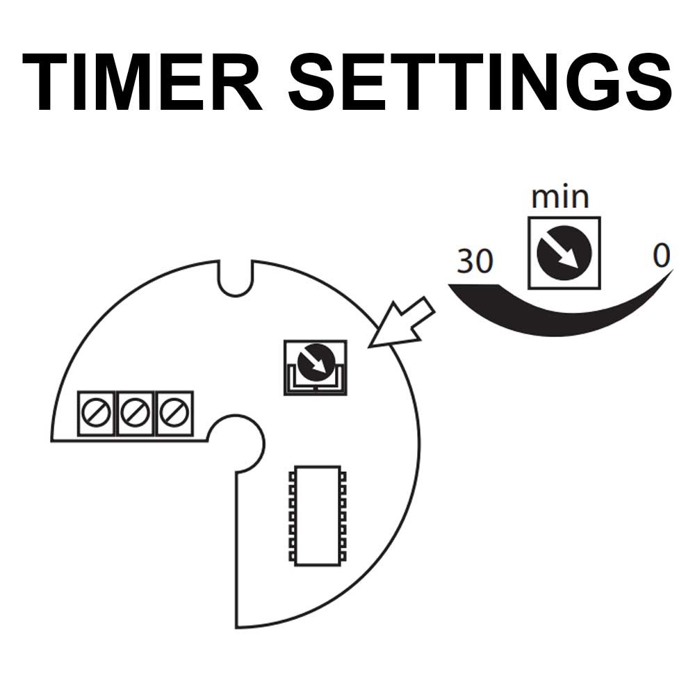 Kanlux TWISTER 4" 5" Inch Toilet Kitchen Extractor Fan Automatic Shutter Standard Timer